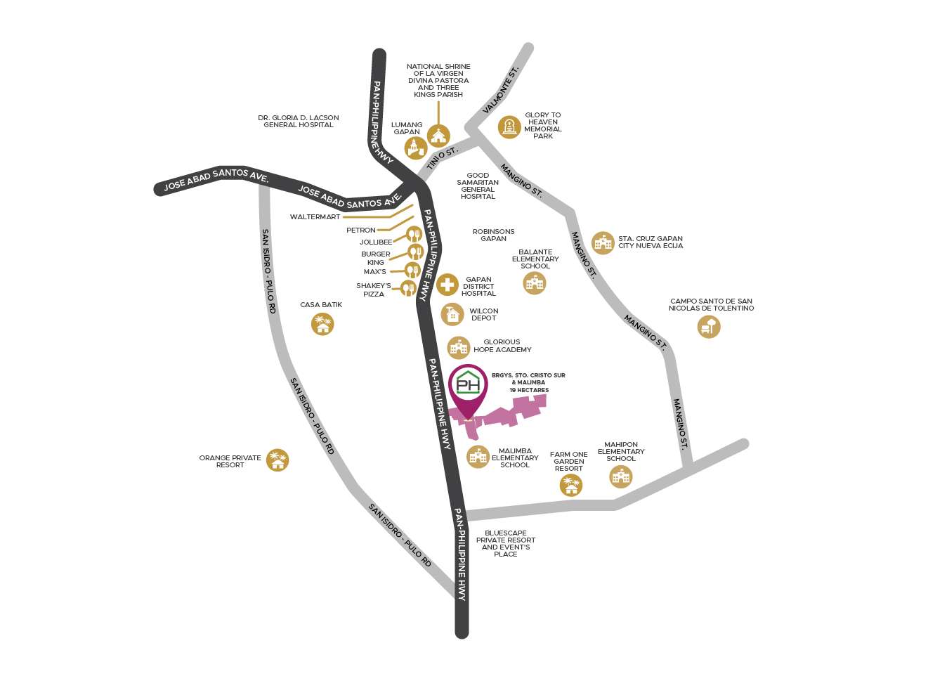 Gapan - Location Map