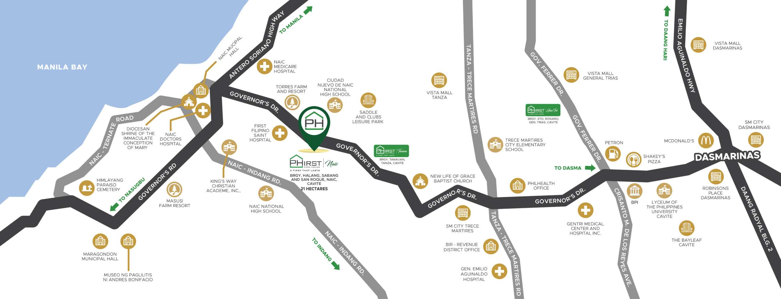 PPHI Naic - Vicinity Map