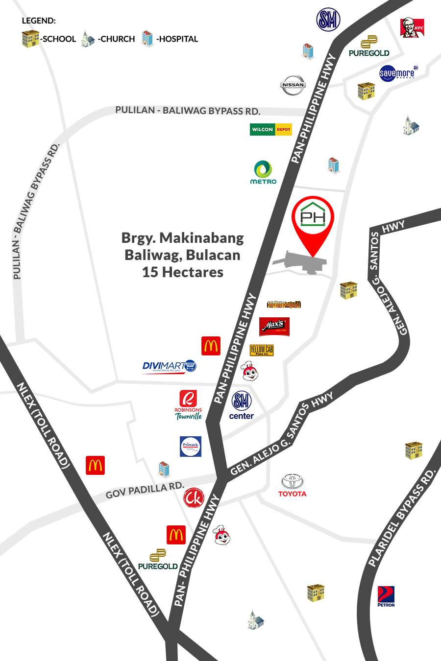 PPHI Baliwag - Vicinity Map