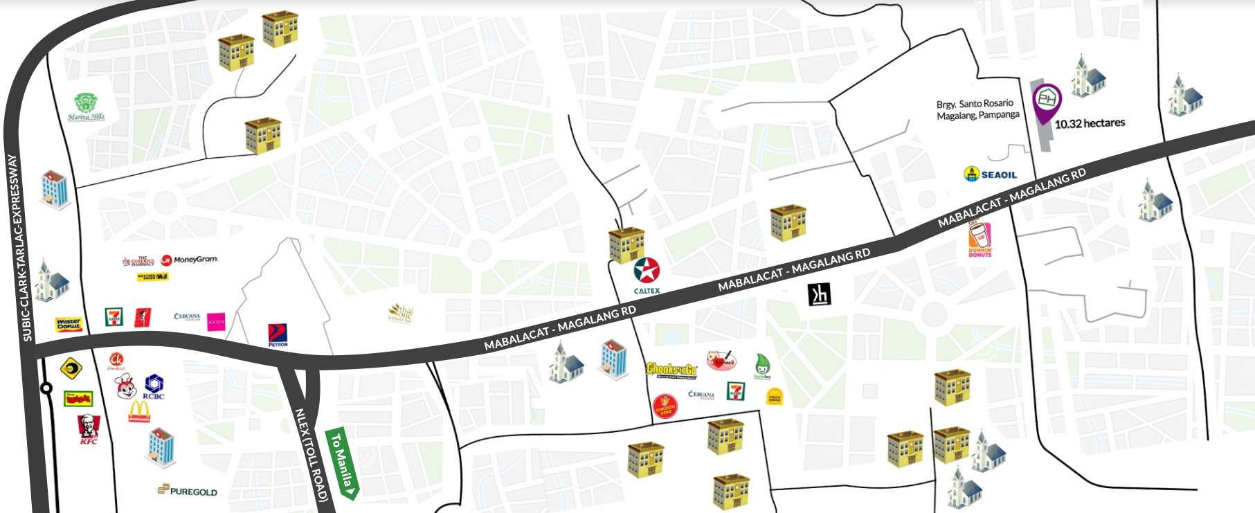 PPHI Magalang - Vicinity Map